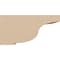 Ekena Millwork 4"W x 8"D x 4"H Wide Van Buren Rough Cedar Woodgrain TimberThane Corbel, Primed Tan CORUR04X08X04VANRCPR - alternate 6